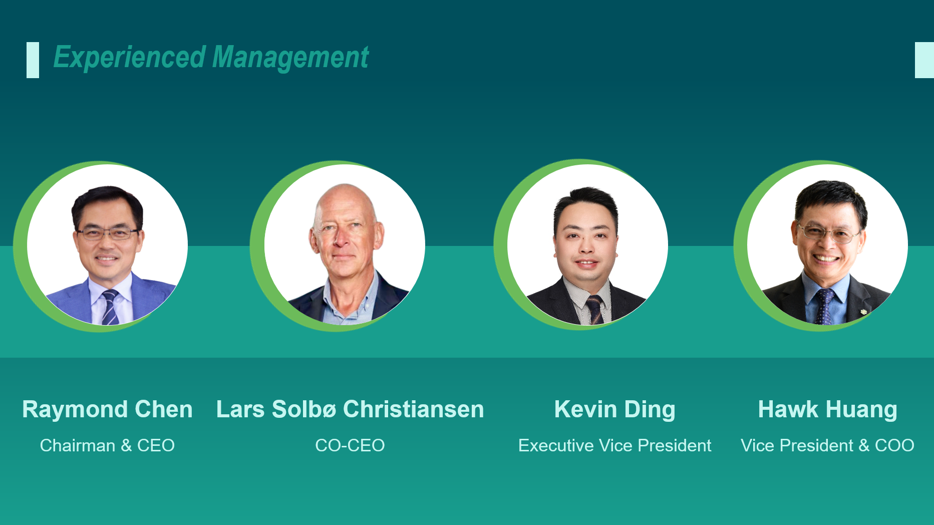 Culines experienced management team